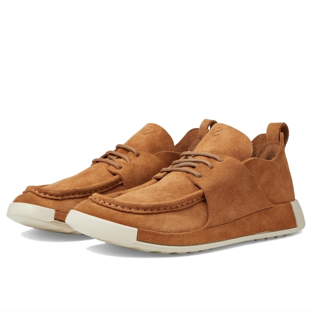 New Men Ecco Cozmo 2.0 sneakers Leather nubucks size 10-10.5 shoes